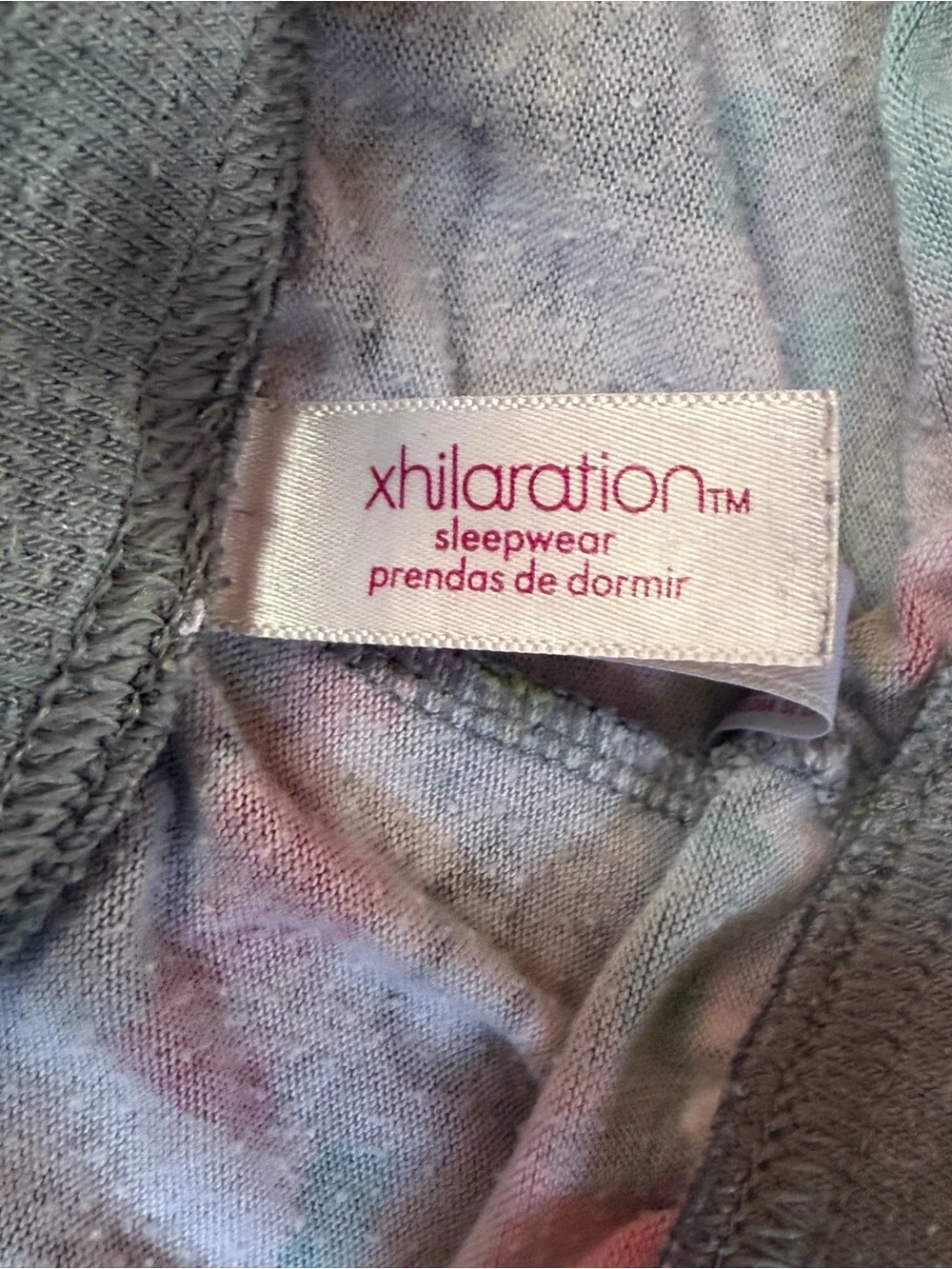 Xhilaration Gray Llama Print Pajama Pants with Pink, Green & Yellow Accents